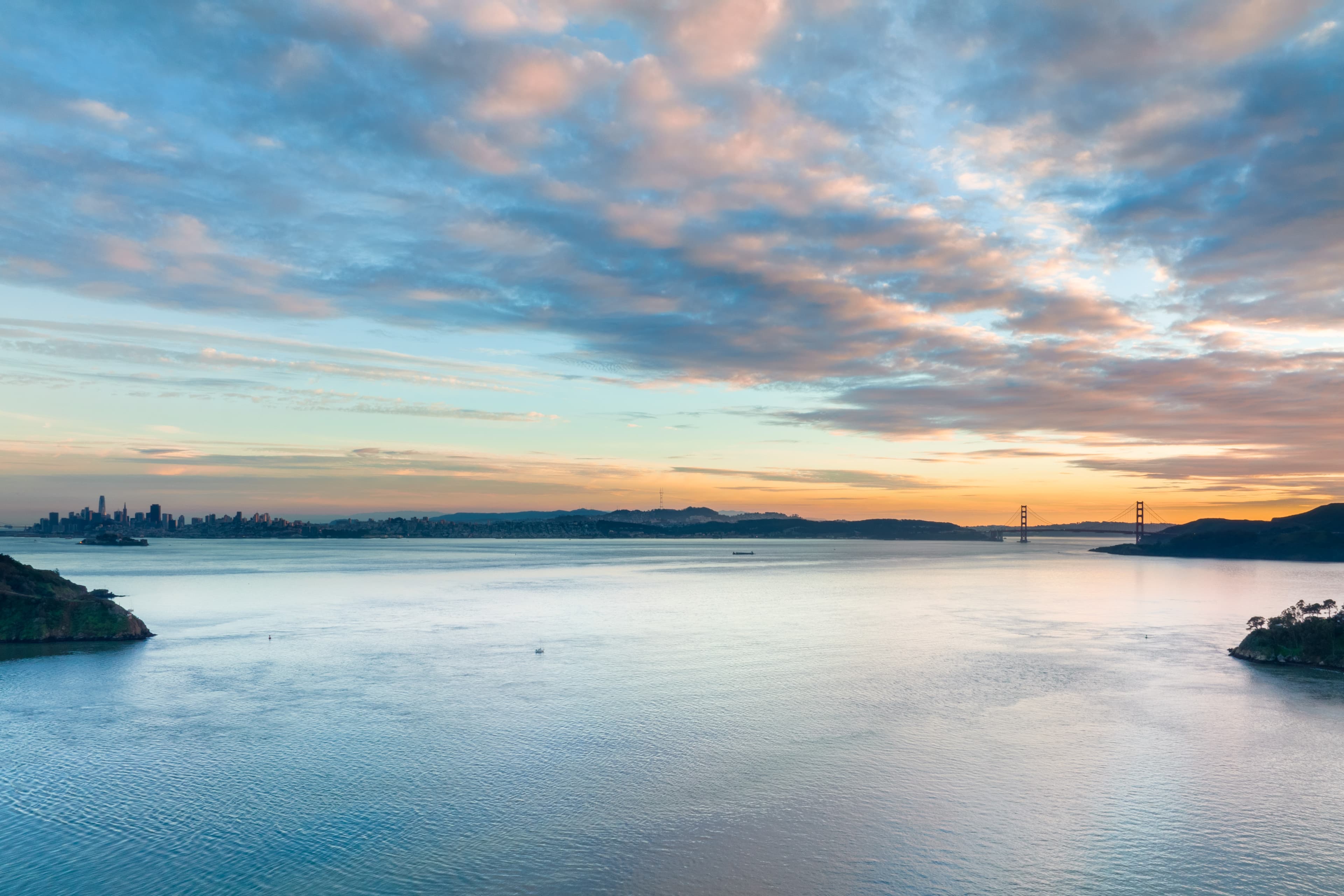 View of San Francisco Bay from Tiburon